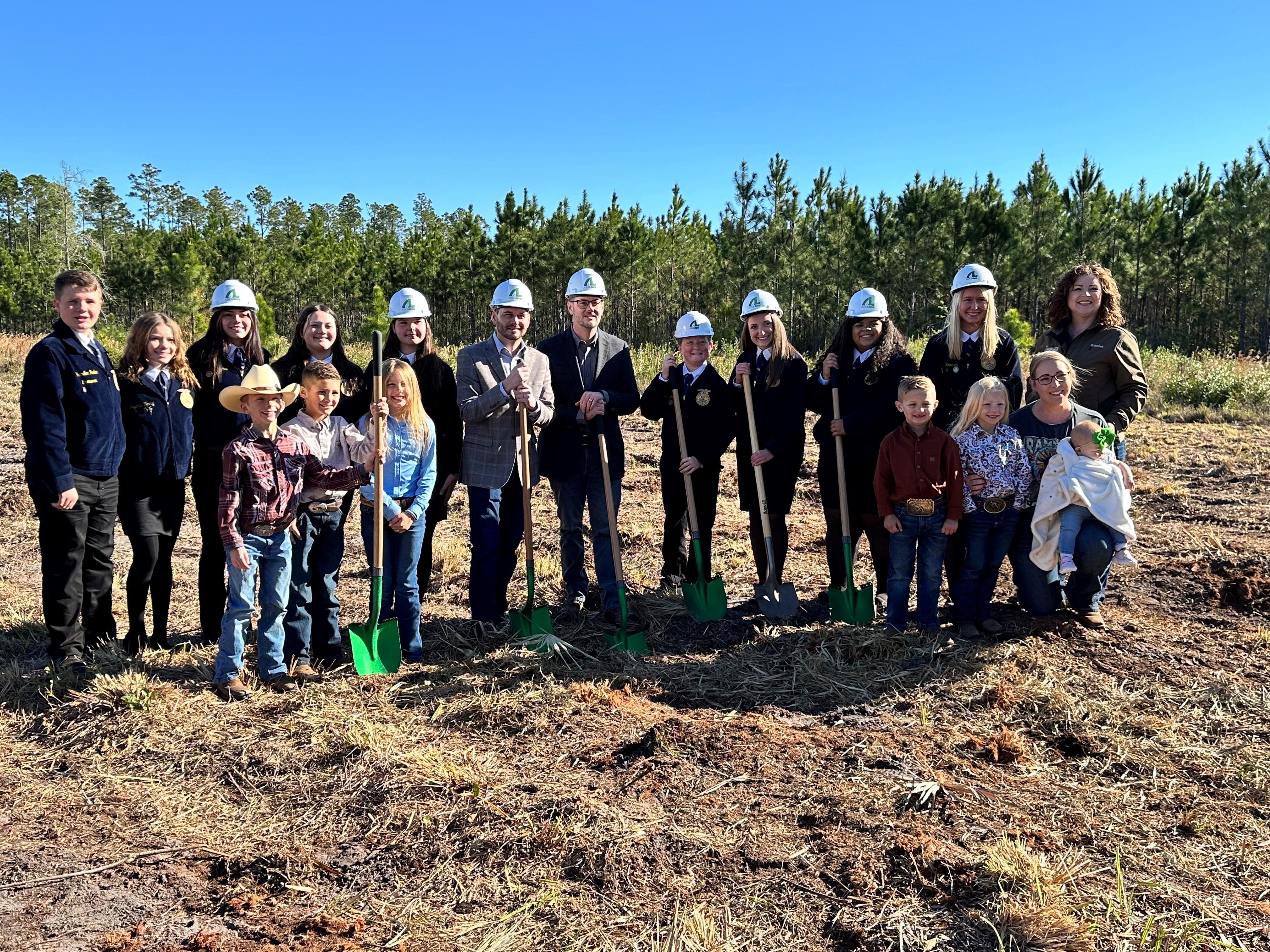 Image from the groundbreaking ceremony at the North Florida Mega Industrial Park.