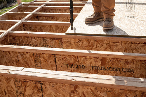 TJI Joists Installed