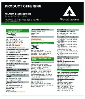 Atlanta Line Card