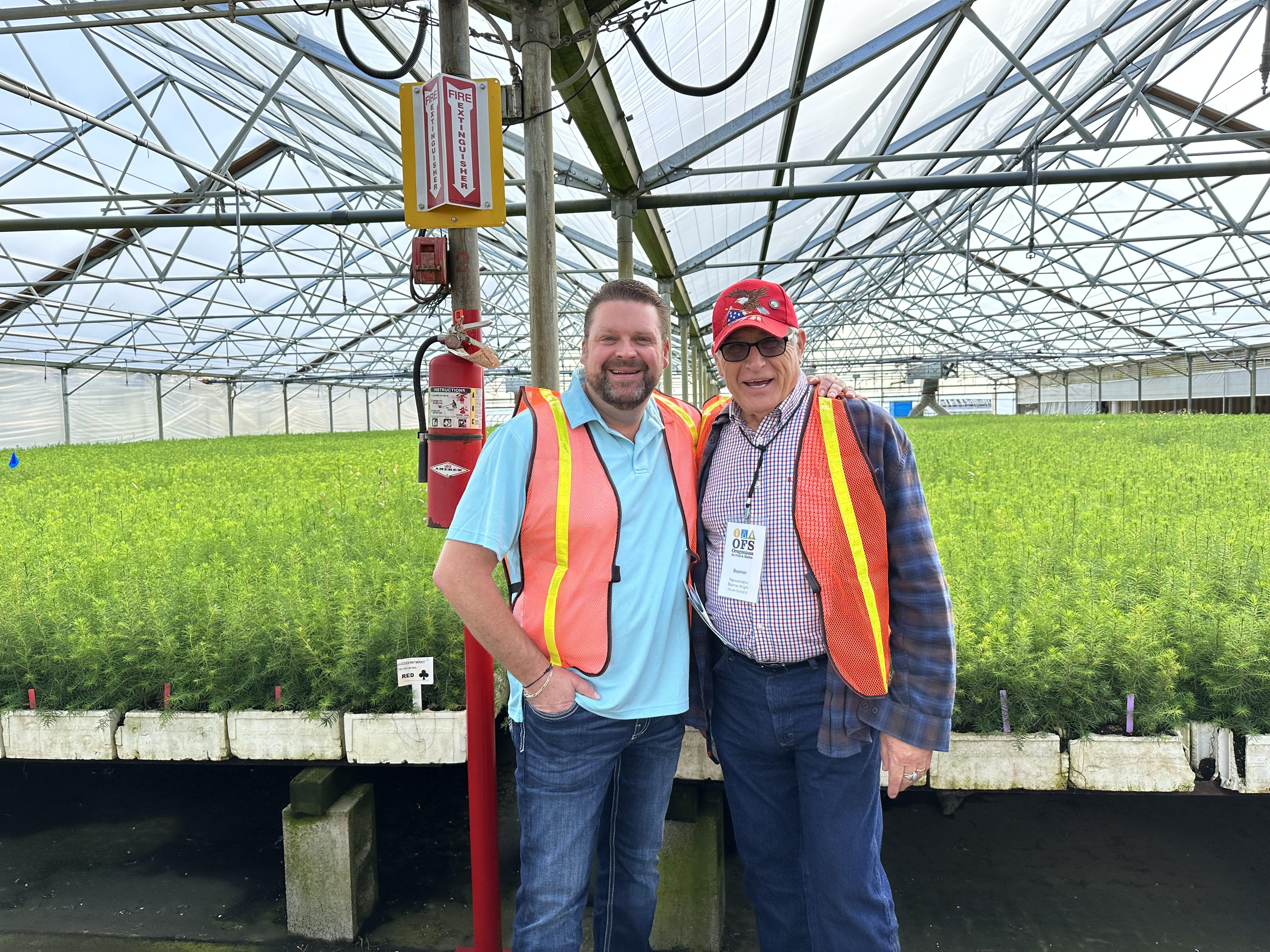 Image of Sen. David Brock Smith and Rep. Boomer Wright.